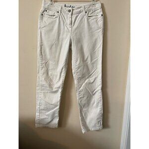 Boden Low Rise White Ankle Five Pocket Jeans Size 10A